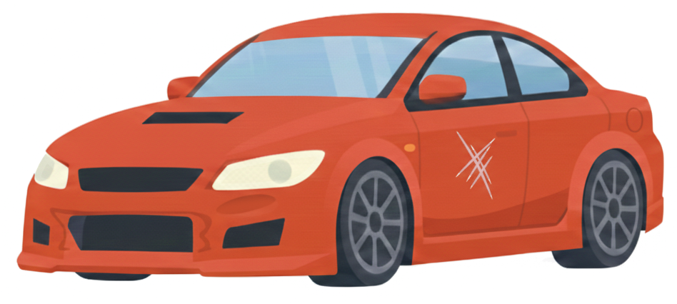 傷やへこみ。軽度な故障車でも買取可能