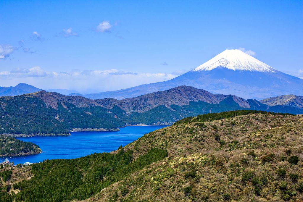芦ノ湖スカイラインから眺める富士山