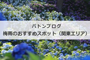 【バトンブログ】梅雨のおすすめスポット（関東編）アイキャッチ画像