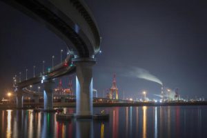 四日市工場夜景 いなばポートライン（三重県）