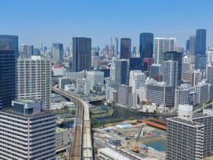 東京都港区のビル群
